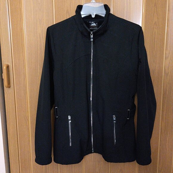 Women's ZeroXposur Low Plush-Lined Soft Shell Jacket XL Black w/ No Hood - Picture 1 of 8